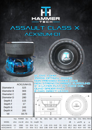 ASSAULT CLASS X ACX12UM-D1