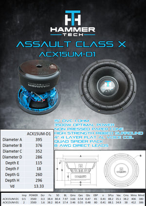 ASSAULT CLASS X ACX15UM-D1