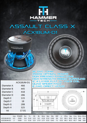 ASSAULT CLASS X ACX18UM-D1